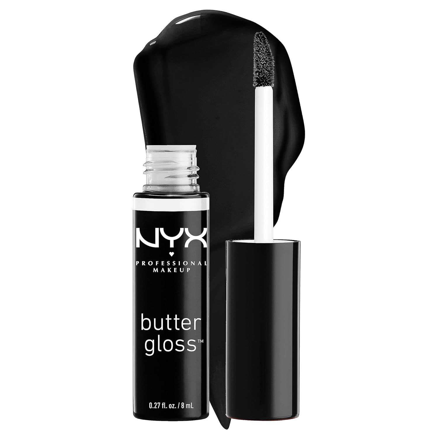 Butter Gloss, Non-Sticky Lip Gloss - Licorice (Black)