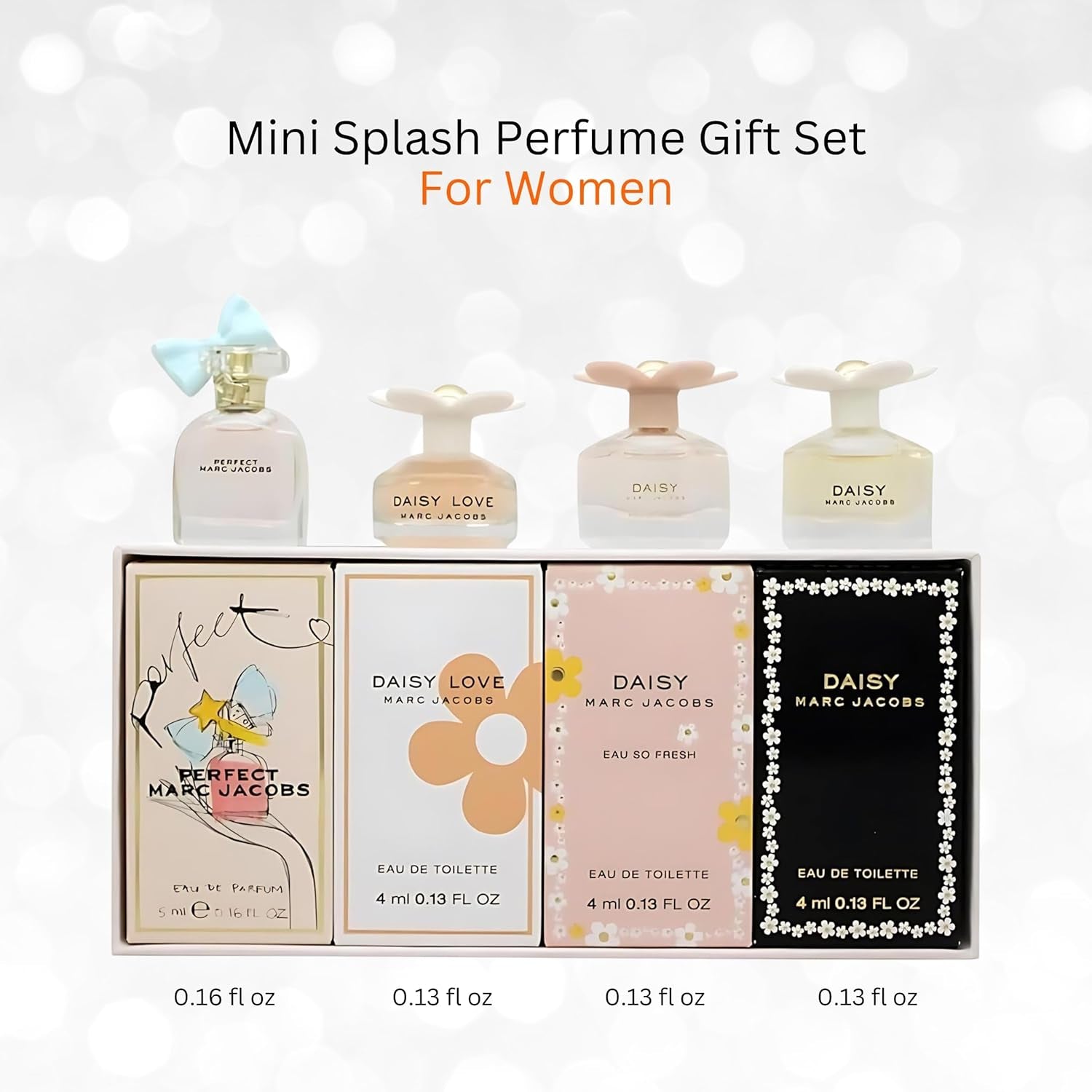 4 Pieces for Women Mini Gift Set, 0.55 Ounce