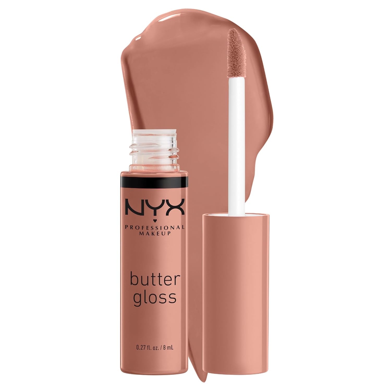 Butter Gloss, Non-Sticky Lip Gloss - Madeleine (Mid-Tone Nude)