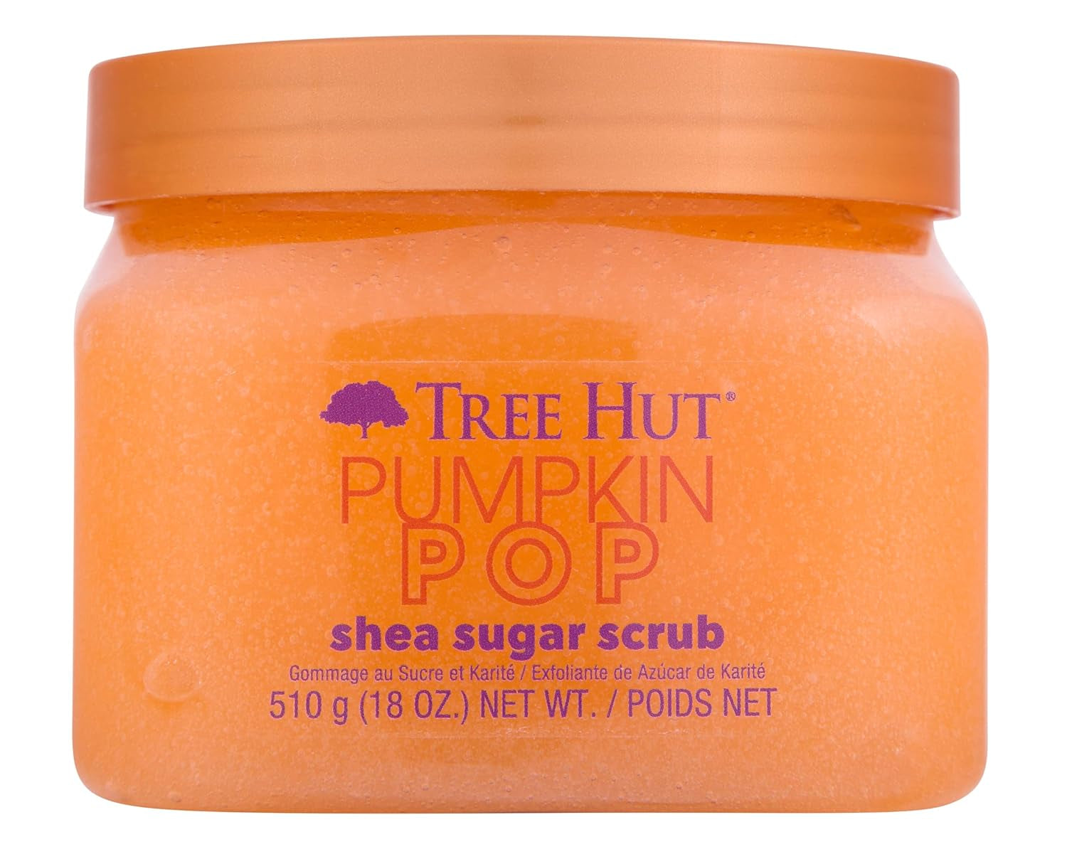 Pumpkin Pop Shea Sugar Scrub | Exfoliating Body Scrub Removes Dead, Dry Skin for a Soft & Hydrated Feel | Limited Edition Fall | Nourishing Essential Body Care | 18 Fl Oz.