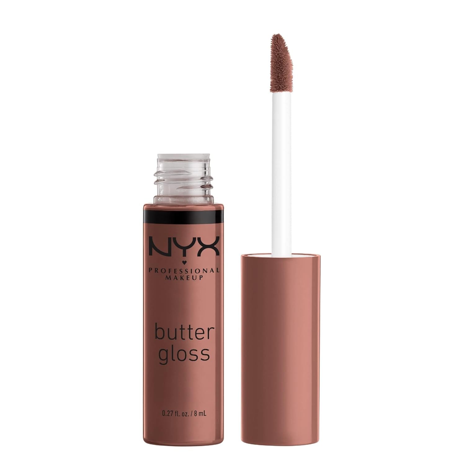 Butter Gloss Brown Sugar, Non-Sticky Lip Gloss - Butterscotch (Neutral Light Brown)