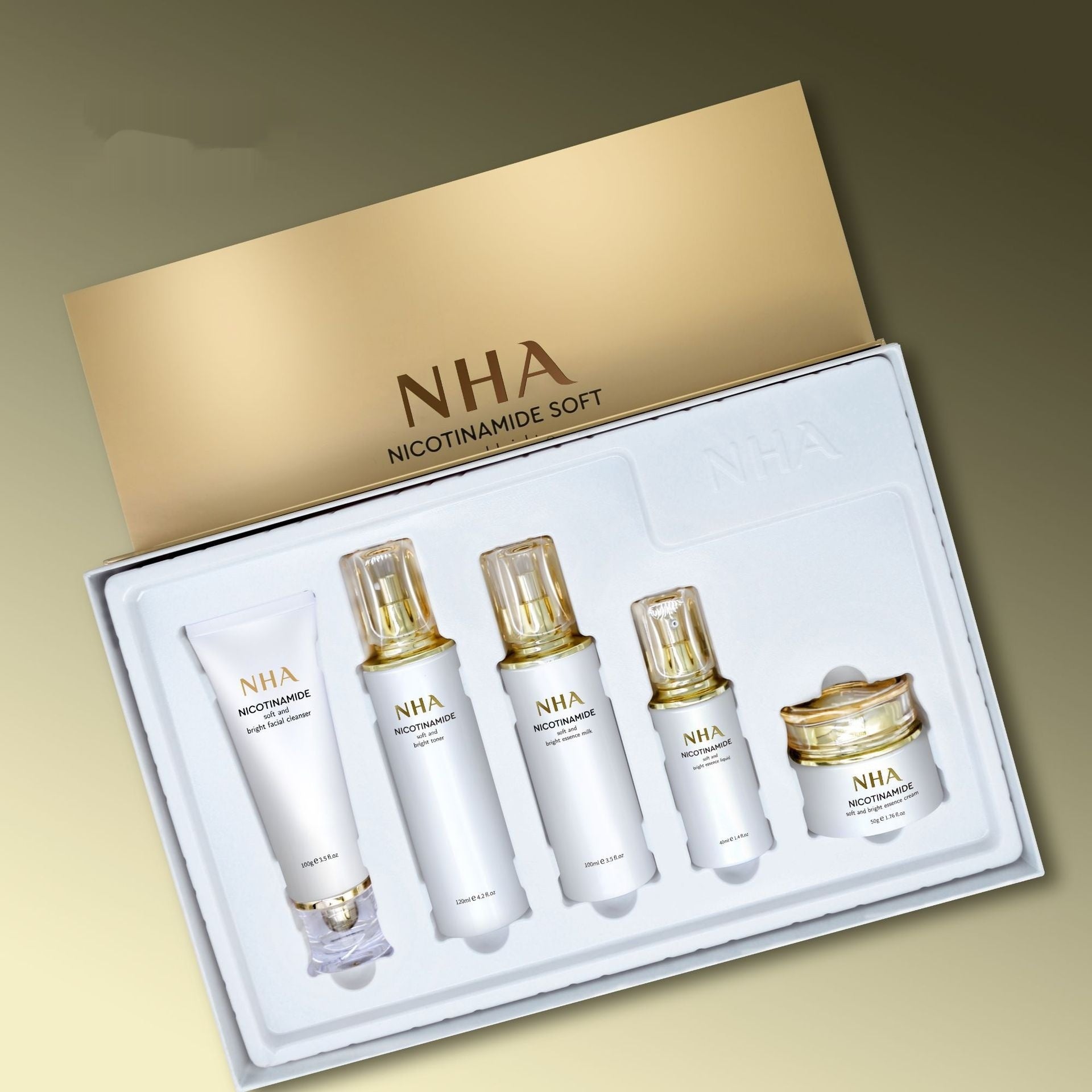 Nicotinamide Glow care set