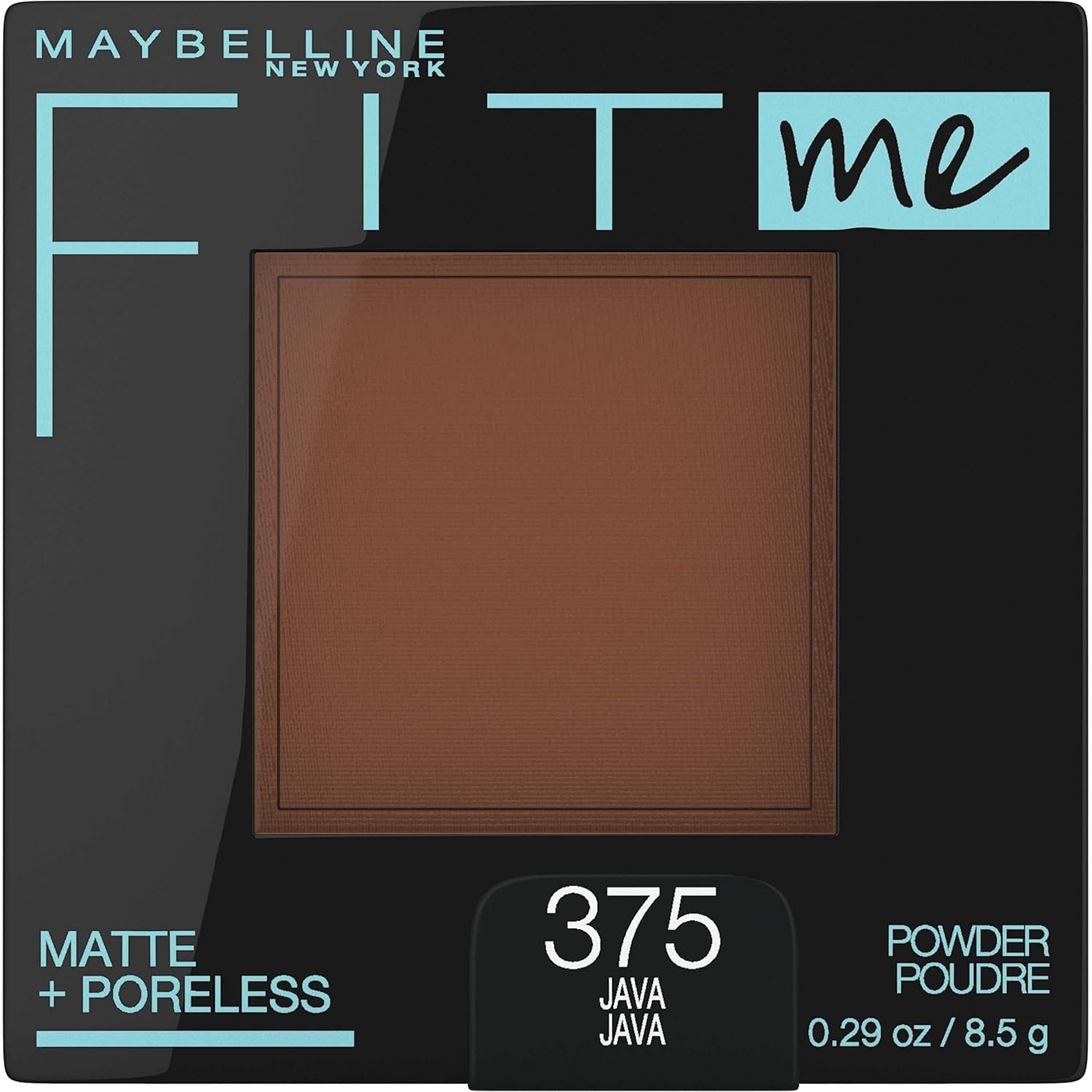 Fit Me Matte + Poreless Pressed Face Powder Makeup & Setting Powder, Java, 1 Count