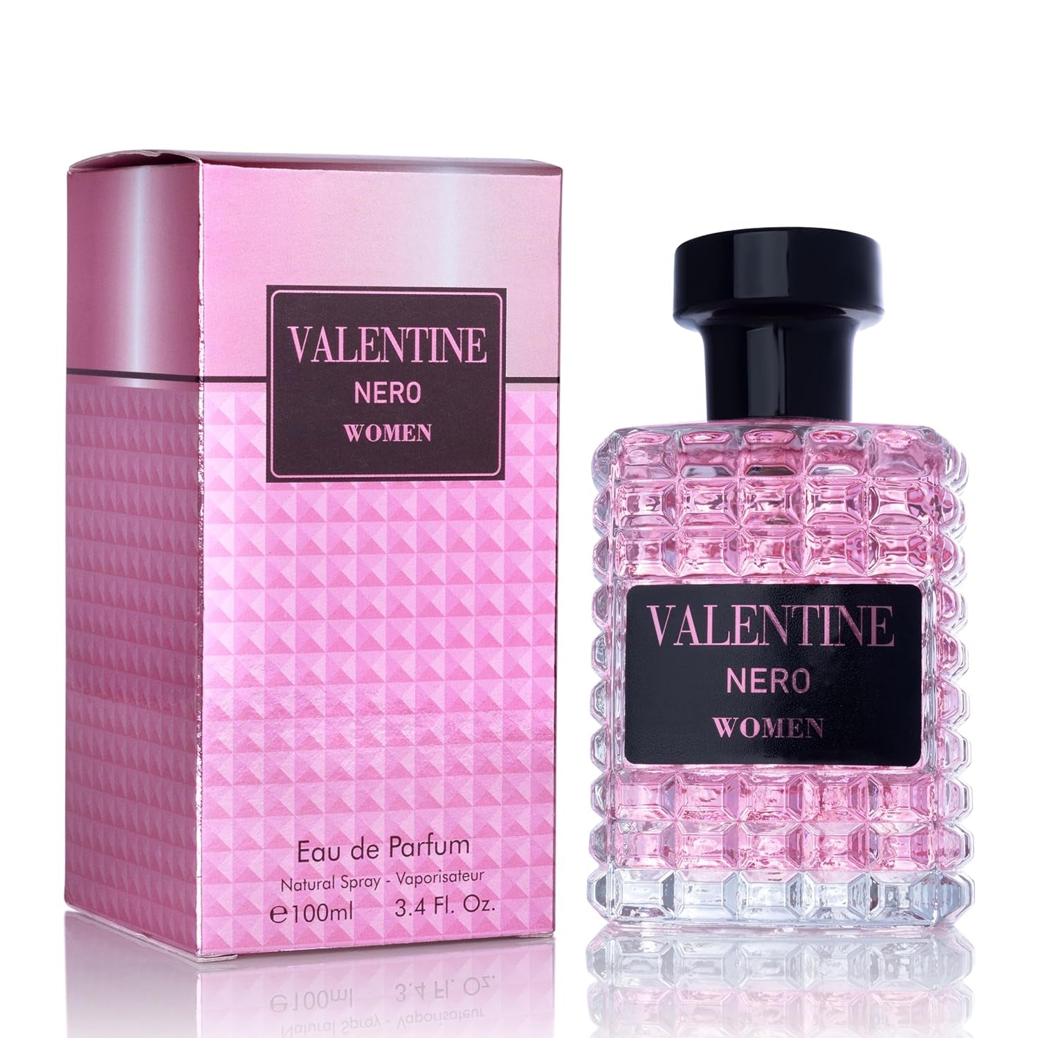 Valentine for Women Eau De Parfum - Amber Floral Jasmine, Bourbon Vanilla & Woods Oriental-Floral Fragrance with a Modern Twist Elegant 100Ml Bottle Packed in Paper Box