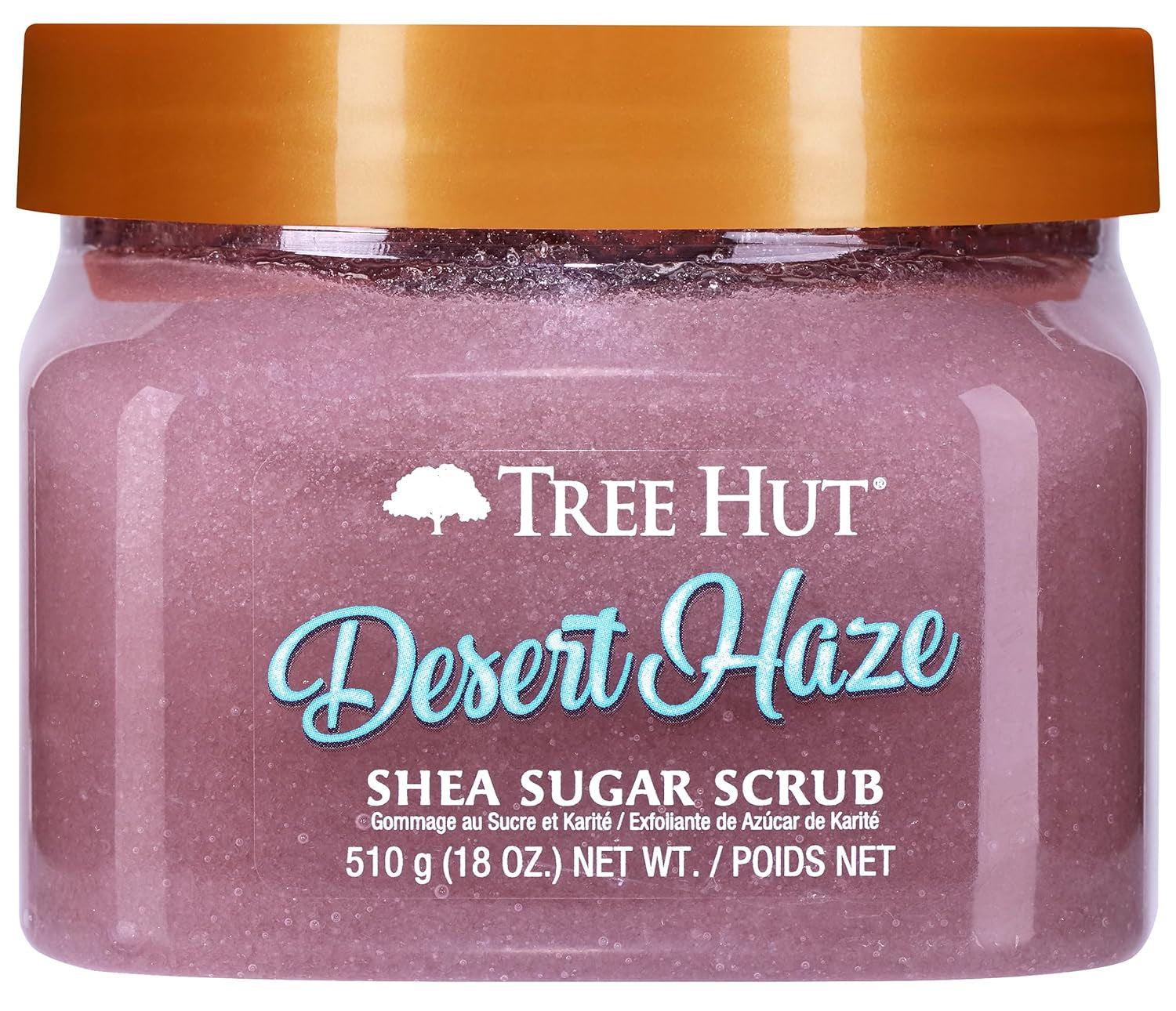 Desert Haze Shea Sugar Scrub | Exfoliating Body Scrub Removes Dead, Dry Skin for a Soft & Hydrated Feel | Nourishing Essential Body Care | 18 Fl Oz.