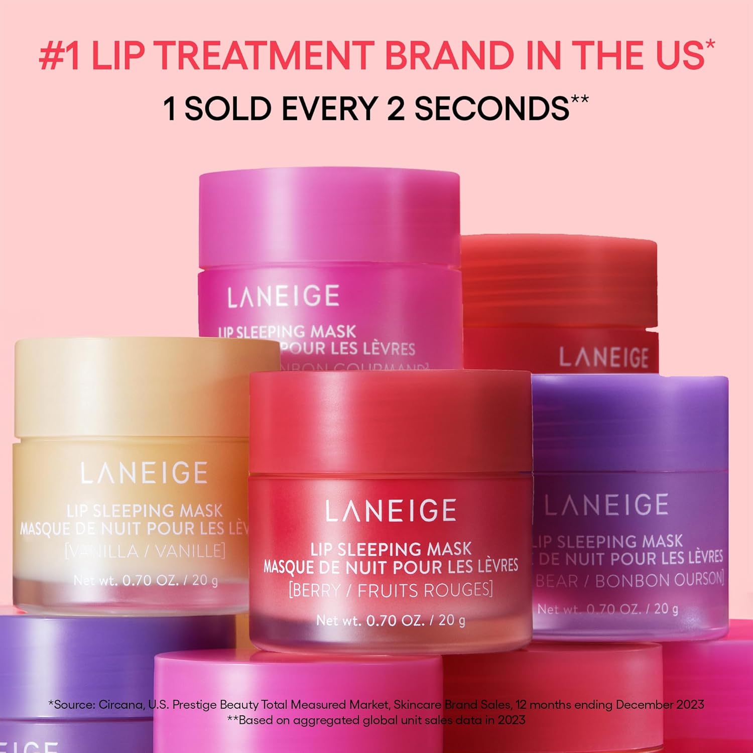 Lip Sleeping Mask Stocking Stuffer: Nourish, Hydrate, Vitamin C, Murumuru & Shea Butter, Antioxidants, Flaky, Dry Lips