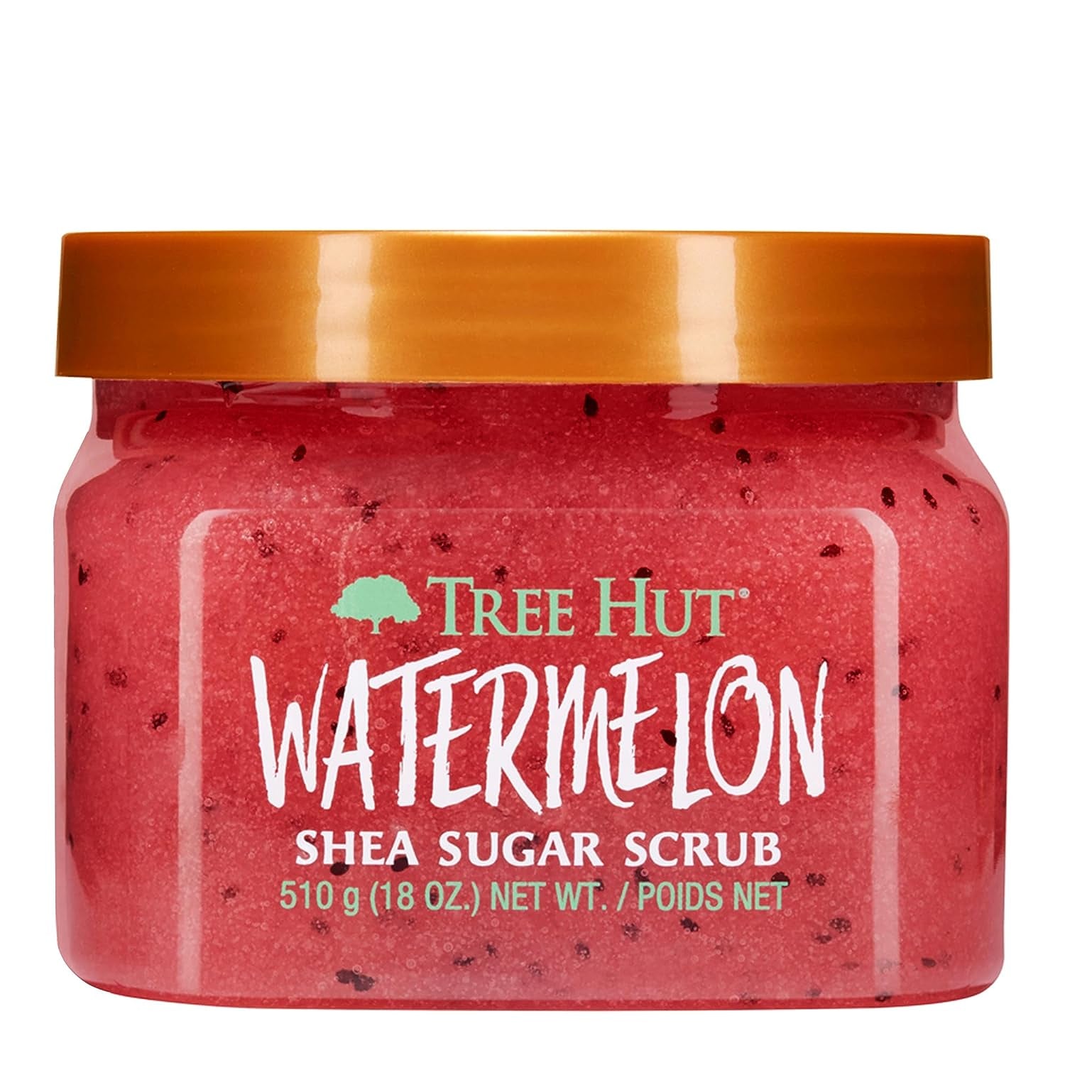 Watermelon Shea Sugar Scrub | Exfoliating Body Scrub Removes Dead, Dry Skin for a Soft & Hydrated Feel | Nourishing Essential Body Care | 18 Fl Oz.