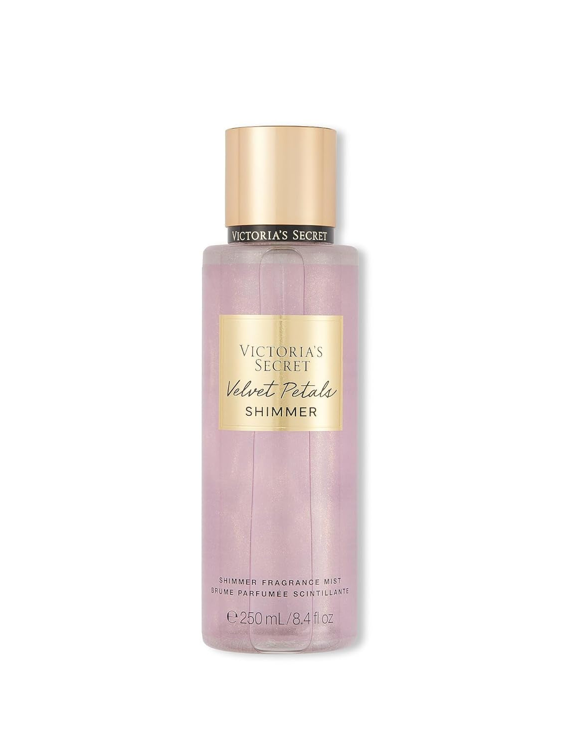 Velvet Petals Shimmer Body Mist for Women, Perfume with Notes of Blooms and Almond Glaze, Womens Body Shimmer Spray, Made You Shimmer Women’S Fragrance - 250 Ml / 8.4 Oz