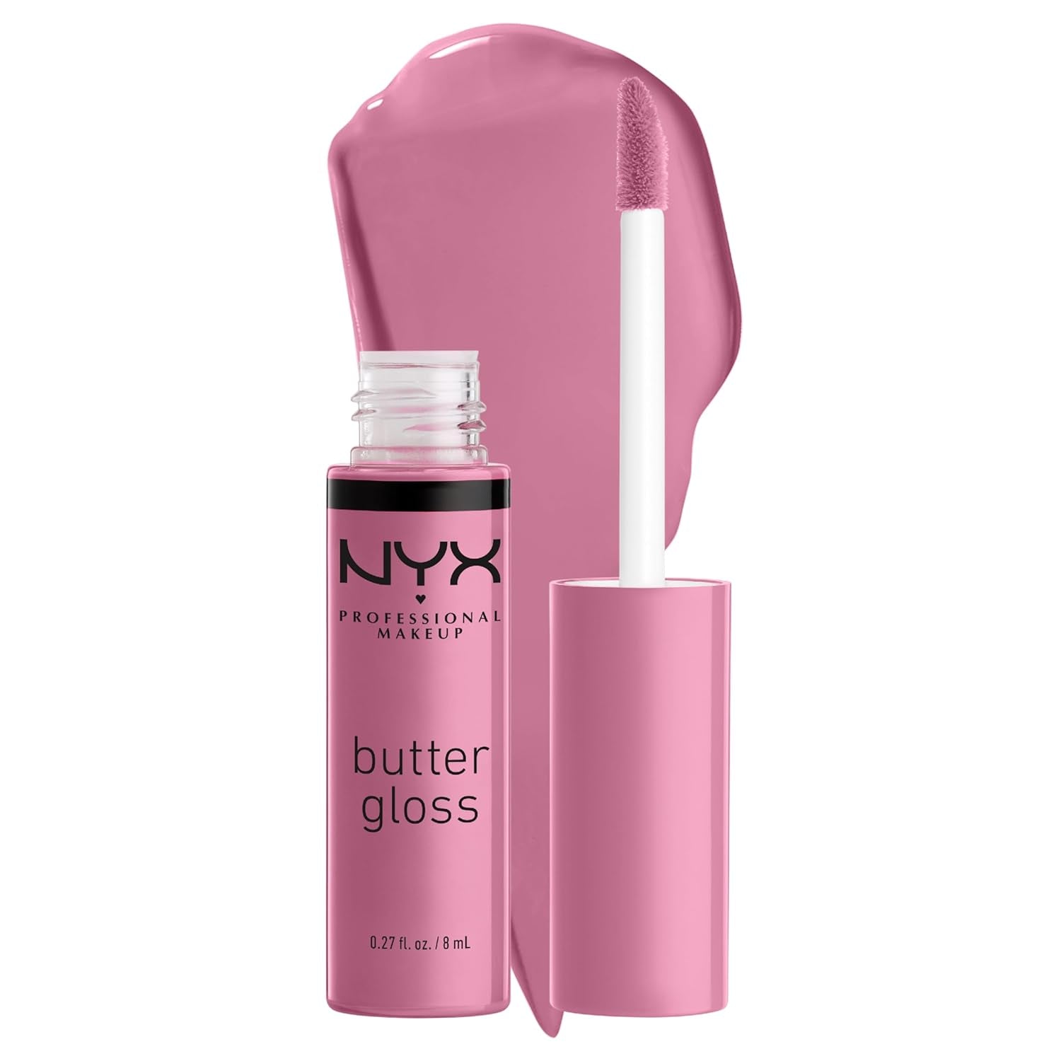 Butter Gloss, Non-Sticky Lip Gloss - Eclair (Pink)