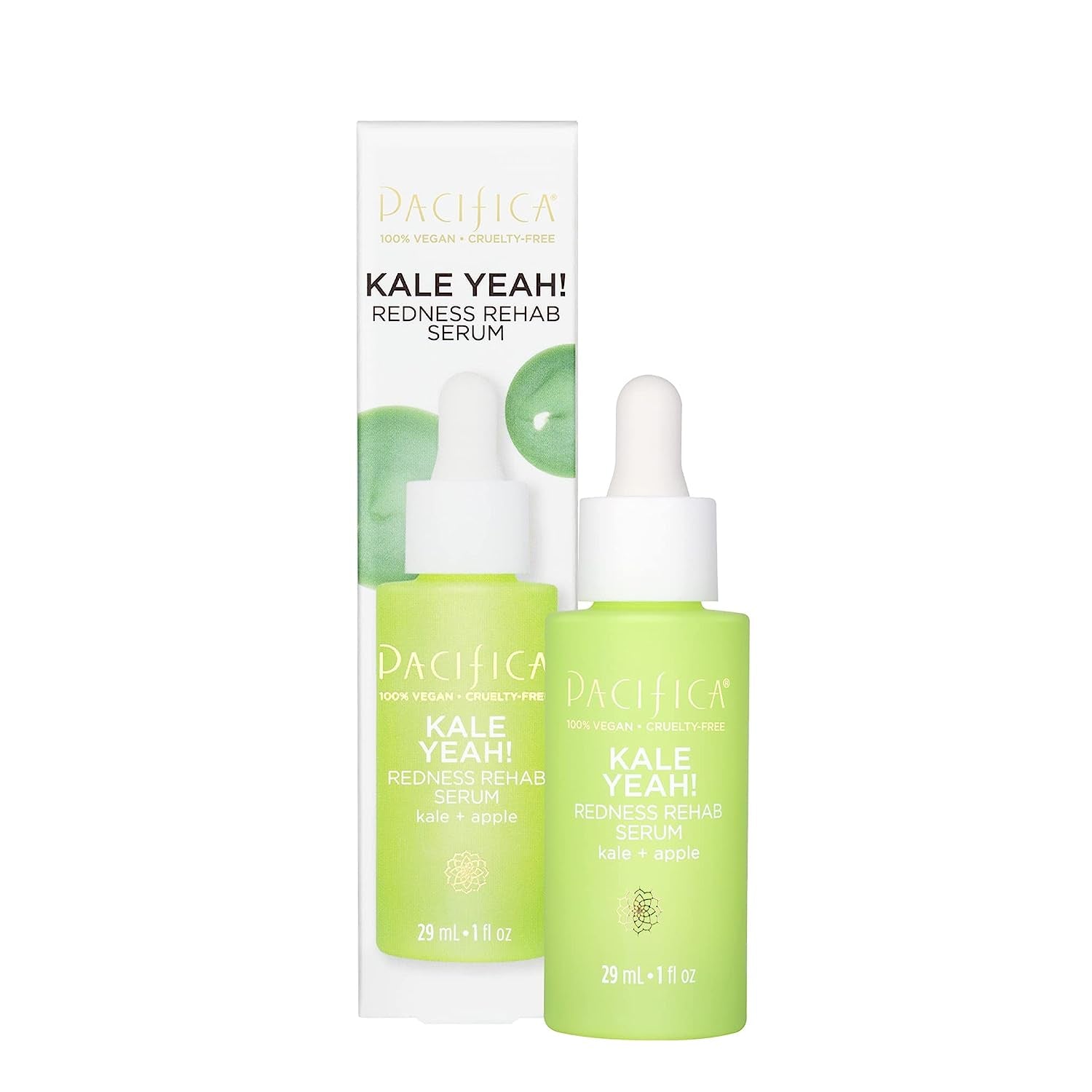 Face Serum - Kale Yeah! Redness Rehab Peptide & Niacinamide Serum for Face - for Sensitive Skin Care Treatment -For Dark Spots Acne & Pore Minimizing Vegan & Cruelty-Free Dermatologist Tested