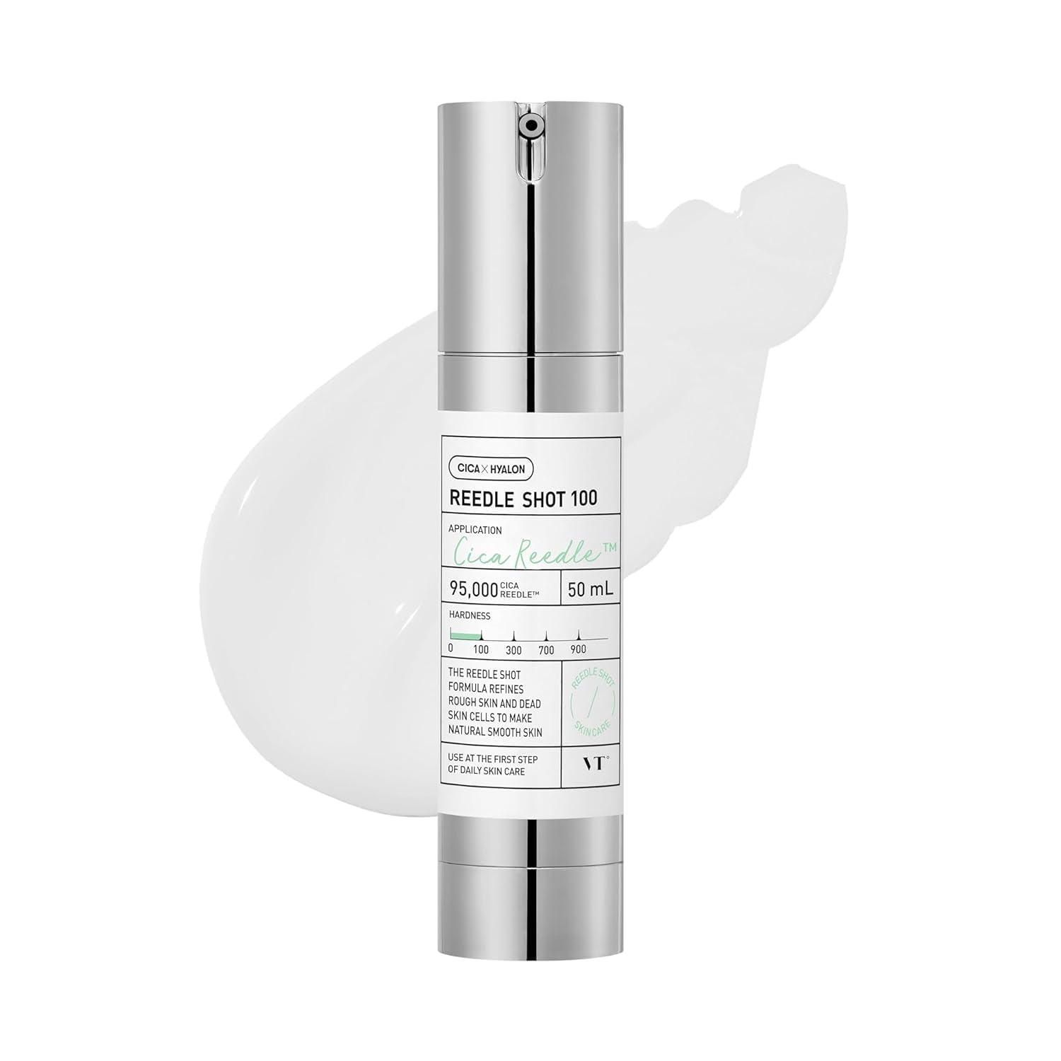 CICA Reedle Shot 300, Advanced Night Exosome, Microneedling Serum, Centella Asiatica, Hyaluronic Acid, Propolis, Soft Skin, Regeneration, Glass Skin, Korean Skin Booster 1.69Fl Oz (50Ml)