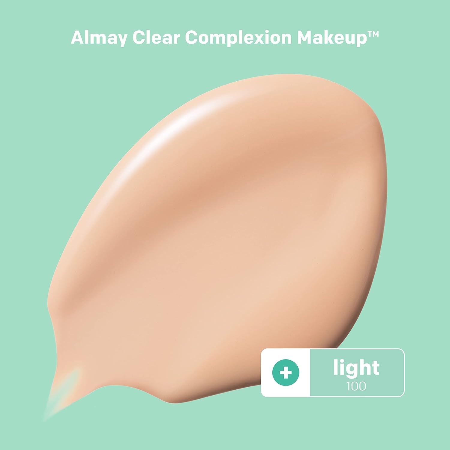 Clear Complexion Acne & Blemish Spot Treatment Concealer Makeup with Salicylic Acid- Lightweight, Full Coverage, Hypoallergenic, Fragrance-Free, for Sensitive Skin, 100 Light, 0.3 Fl Oz.