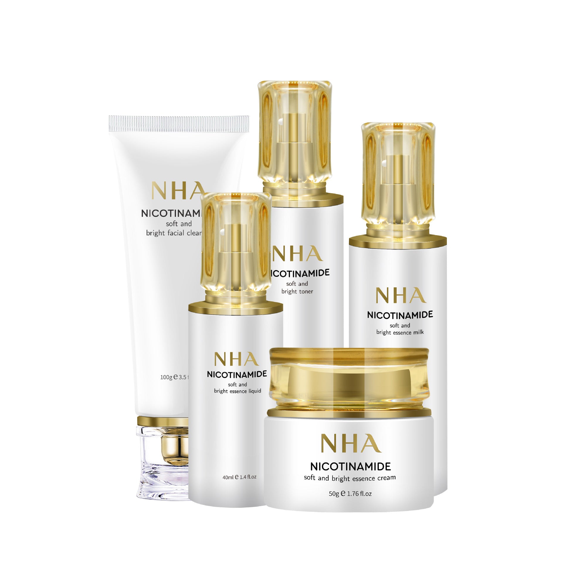 Nicotinamide Glow care set