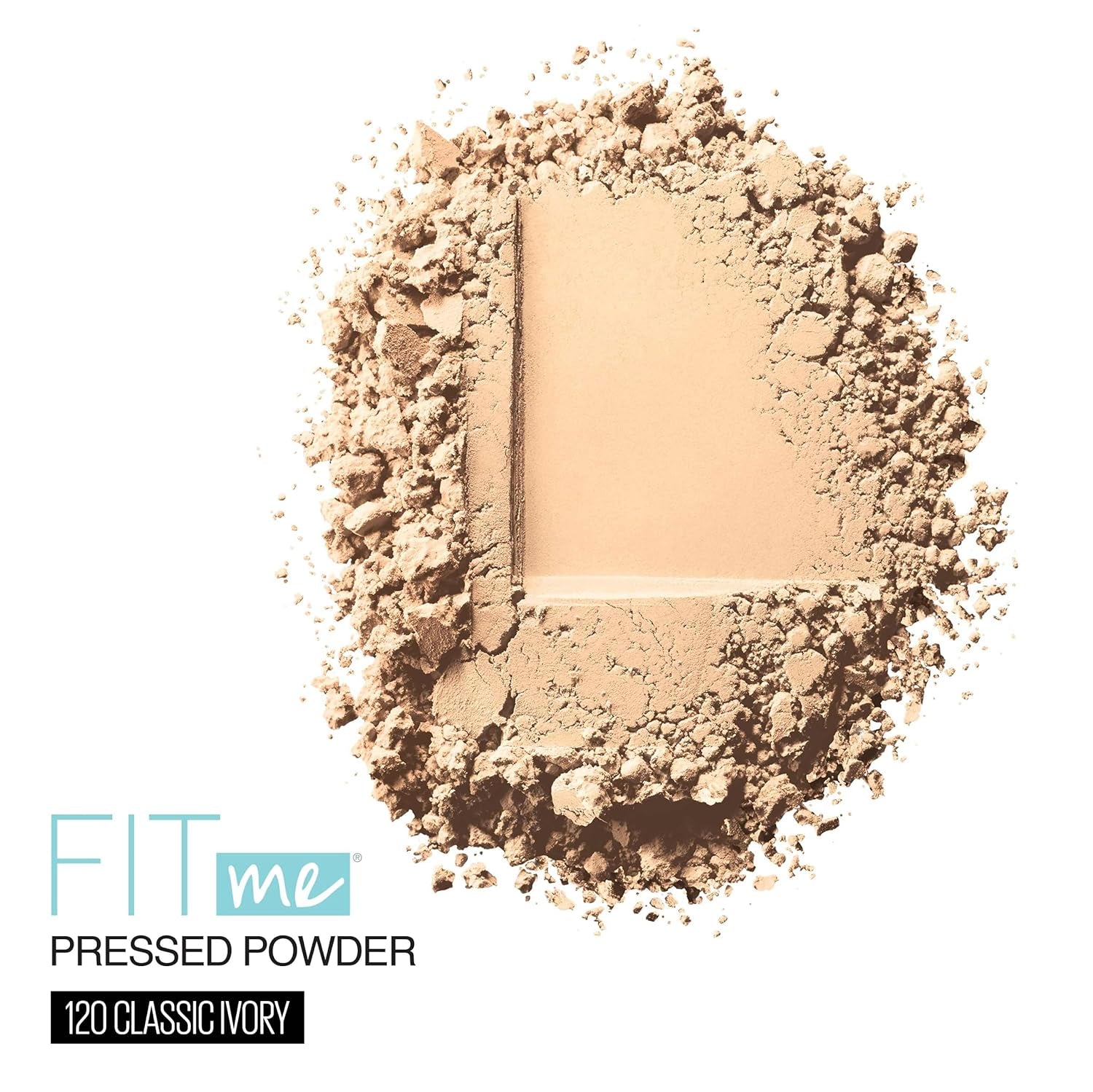 Fit Me Matte + Poreless Pressed Face Powder Makeup & Setting Powder, Creamy Beige, 1 Count (Pack of 2)