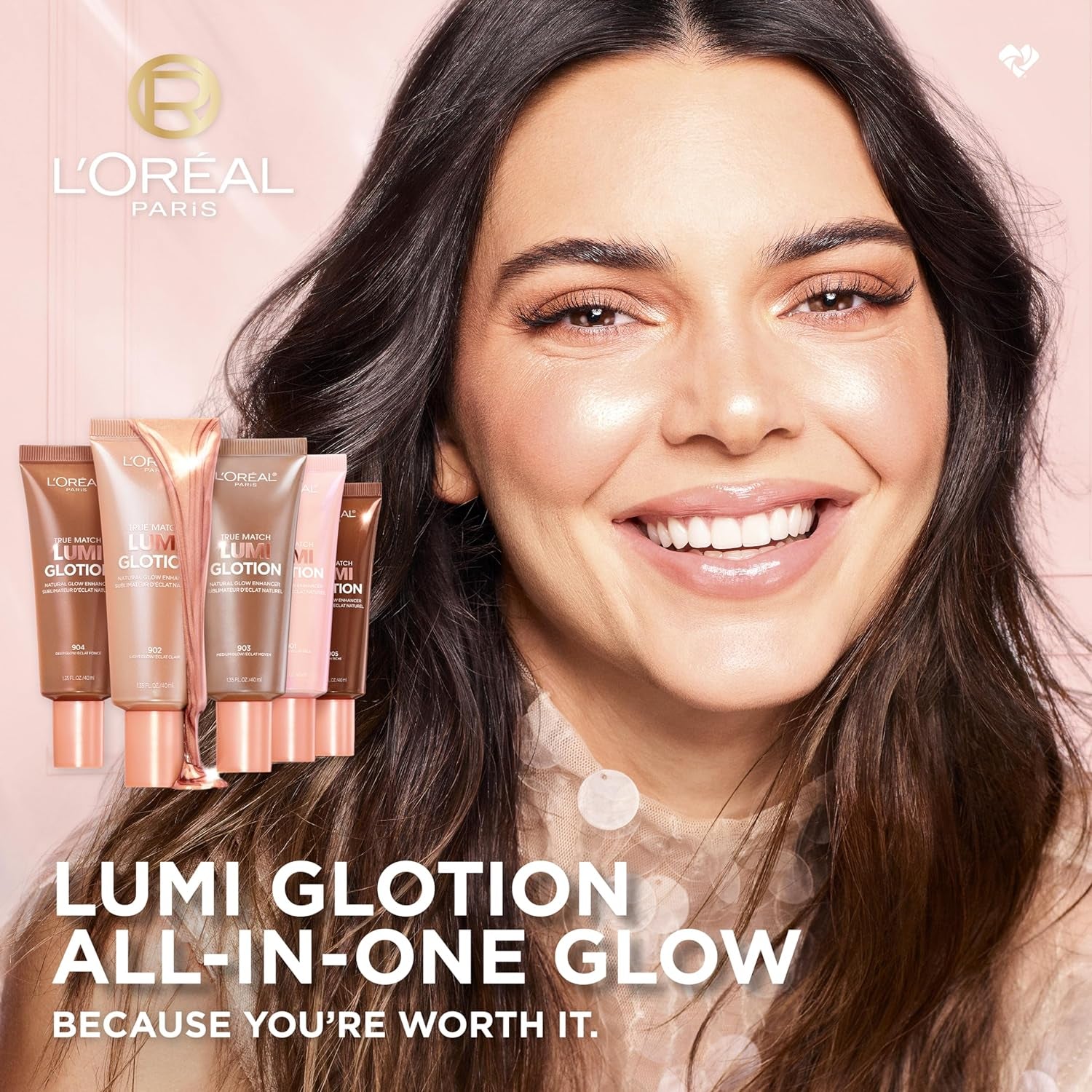 Makeup True Match Lumi Glotion, Natural Glow Enhancer, Illuminator Highlighter, Bronzing Drops for a Sun-Kissed Glow, 903 Medium