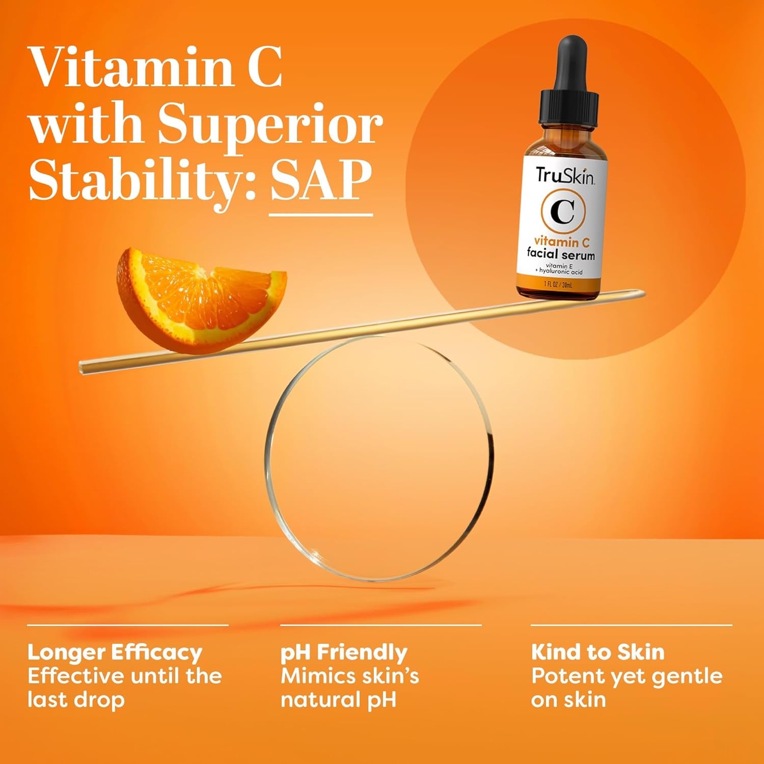 Vitamin C Serum – anti Aging Facial Serum with Vitamin C, Hyaluronic Acid, Vitamin E & More – Brightening Serum for Dark Spots, Even Skin Tone, Eye Area, Fine Lines & Wrinkles, 1 Fl Oz