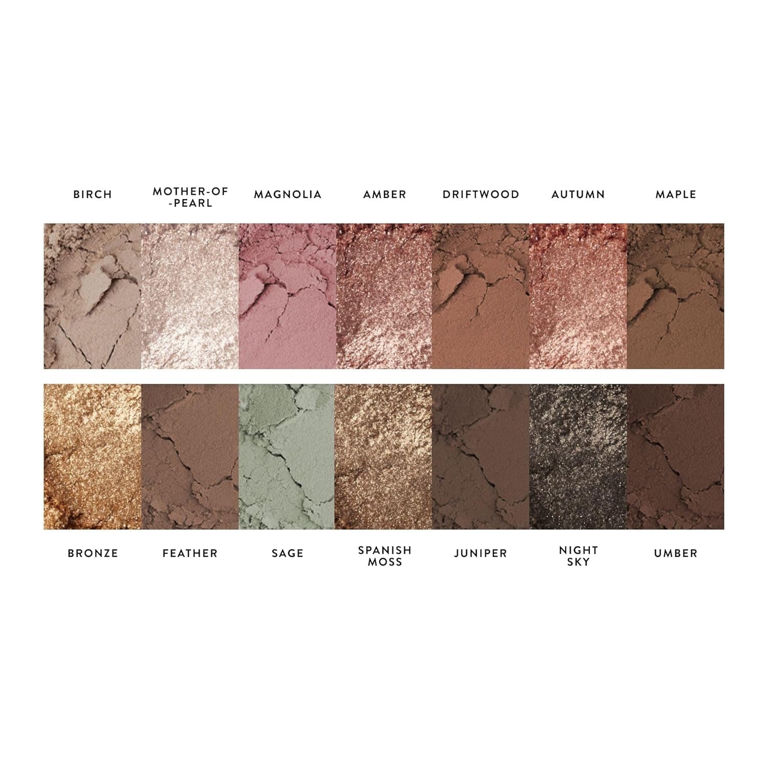 the Delectables Earthy Essentials Baked Eyeshadow Palette | 14 Pigmented Eyeshadows Blendable Natural Look