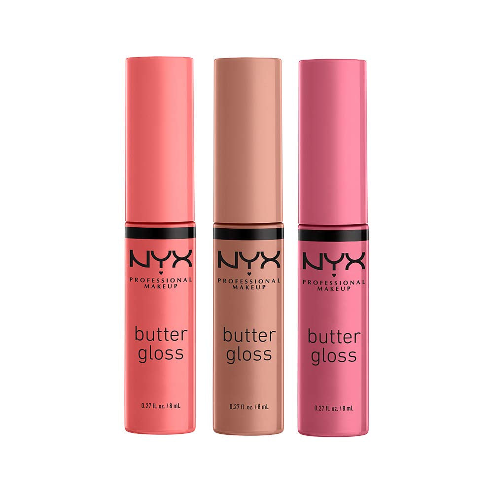 Butter Gloss, Non-Sticky Lip Gloss - Marshmallow (Muted Lilac) (Pack of 2)