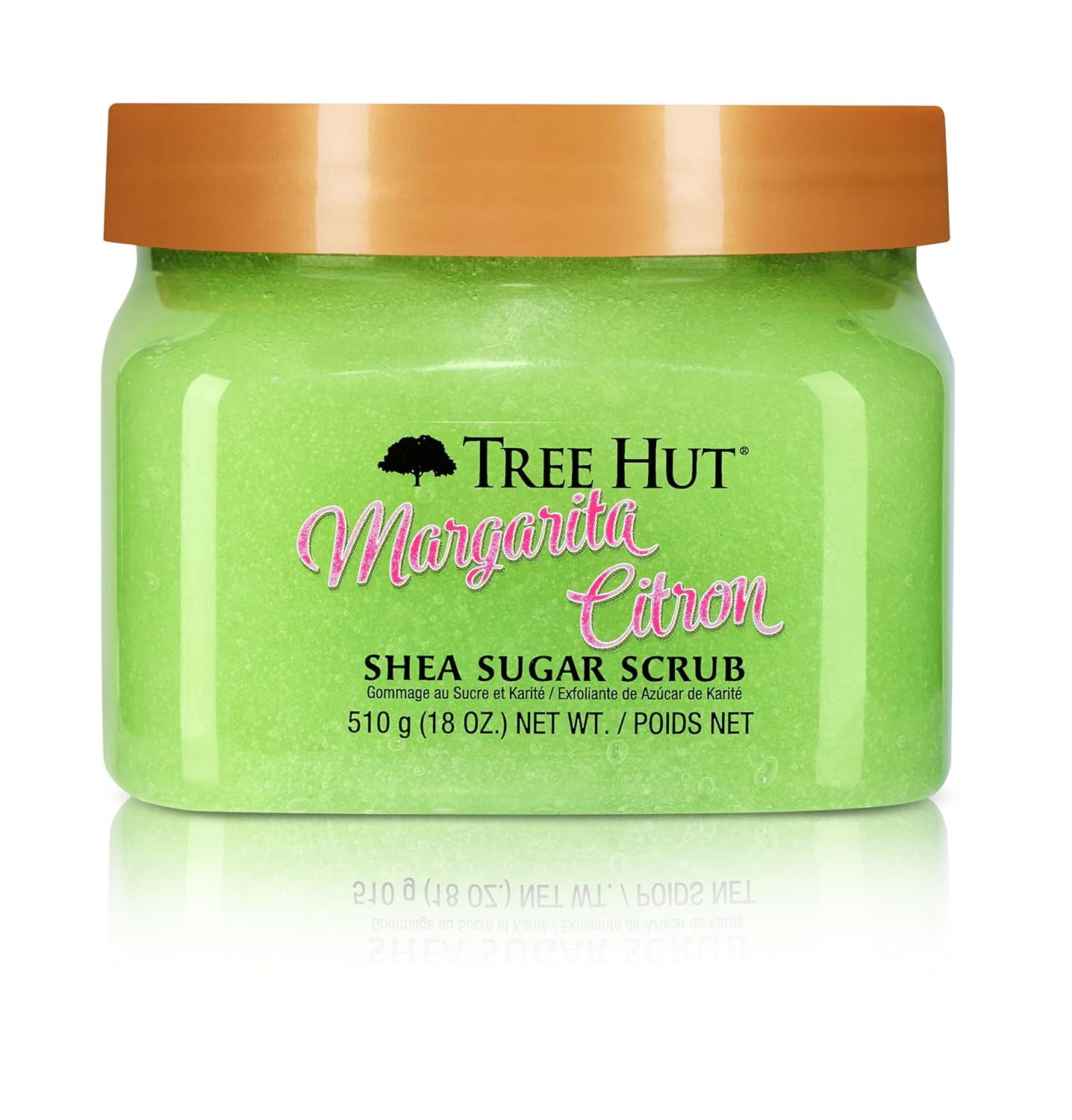 Margarita Citron Shea Sugar Scrub | Exfoliating Body Scrub Removes Dead, Dry Skin for a Soft & Hydrated Feel | Nourishing Essential Body Care | 18 Fl Oz.