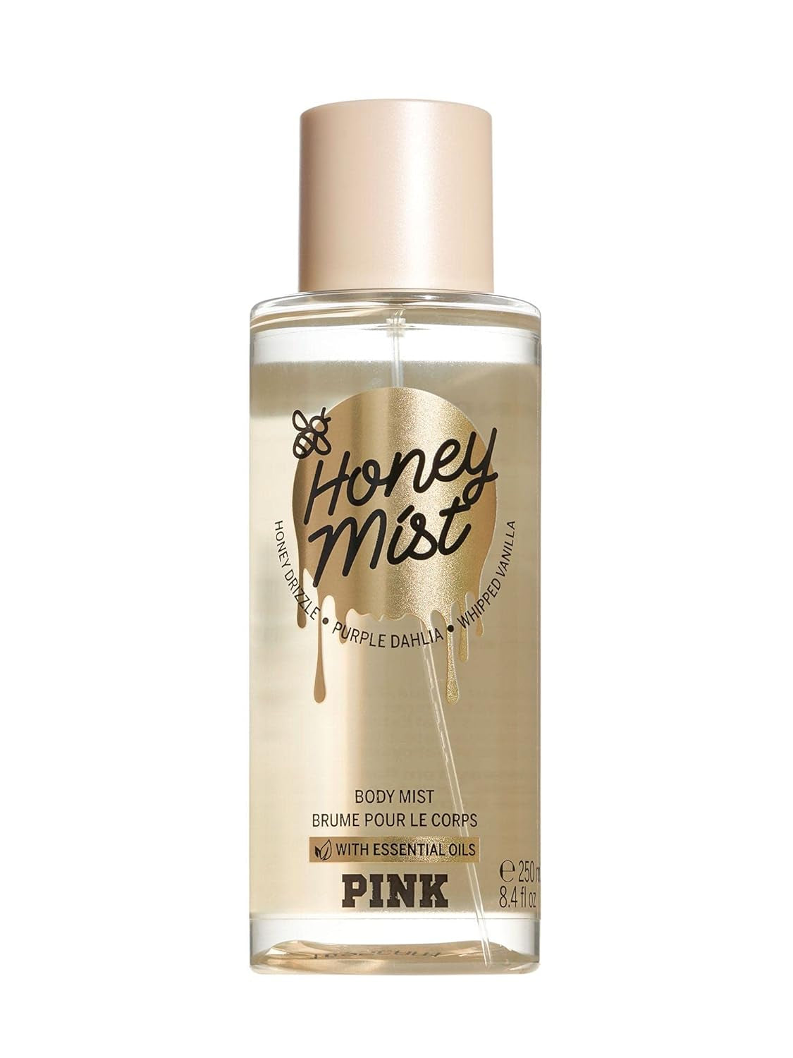 Pink Honey Body Mist with Essential Oils